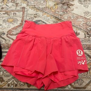 lululemon athletica Women's Red Athletic Shorts